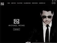 Tablet Screenshot of mwmichaelwong.com